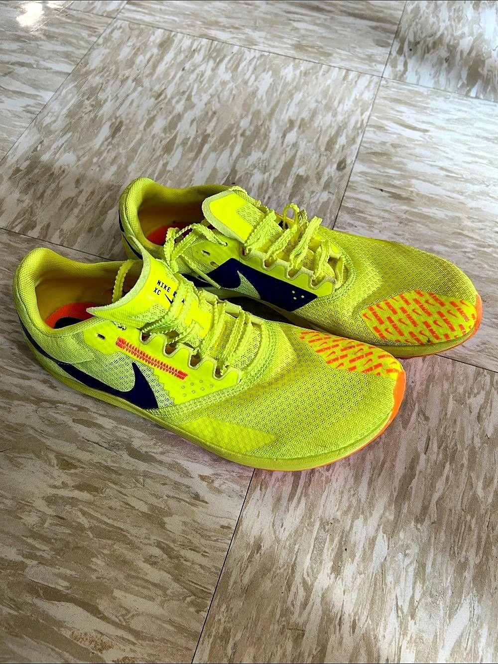 Nike Zoom Rival XC 6 Yellow & Orange Cross Country Shoes